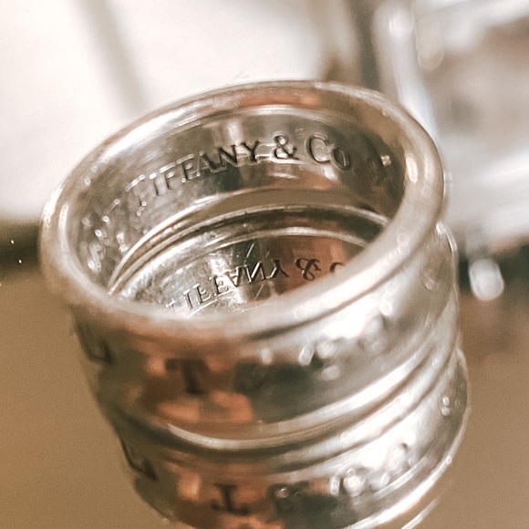 ⚡️SALE⚡️Tiffany & Co. 1837 Sterling Silver Ring - Picture 3 of 9